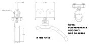 R-TR5-PD-SS LEAD TROLLEY WITH LONG DROP SADDLE