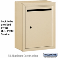 Apartment Vertical Outgoing Letter Box Sandstone