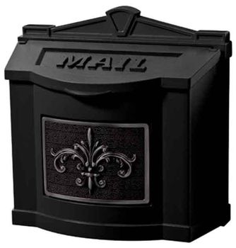 Black w/Black Fleur De Lis