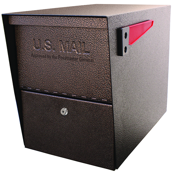 Small Package Locking Column Mailbox
