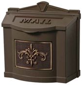 Bronze w/Antique Bronze Fleur De Lis