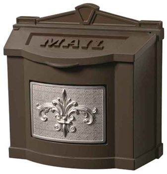 Bronze w/Satin Nickel Fleur De Lis