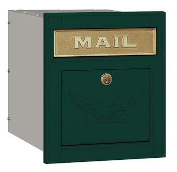 Column Mailbox Insert Locking or Non Locking Green Eagle