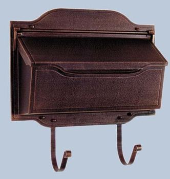 Contemporary Horizontal Wall Mounted Residential Mailbox