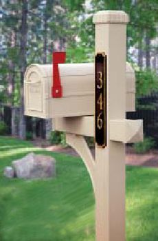 Country Rural Mailbox and Post