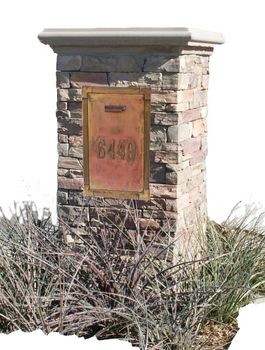 Courtyard Column Mailbox Insert