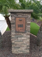 Streetscape Courtyard Column Mailbox Insert