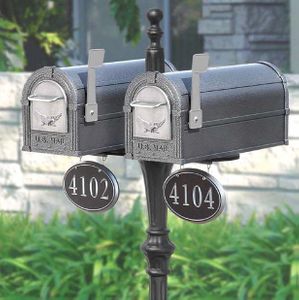 Double Eagle Mailbox and Classic Victorian Post Double Eagle Mailbox and Classic Victorian Post
