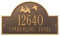 Flying Duck Arch Plaque