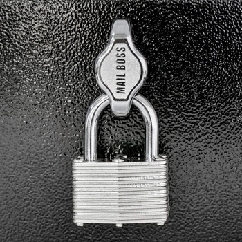 Front and Rear Door Column Mailbox Insert Non Locking Latch Using Padlock