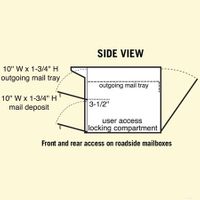 Front and Rear Opening Column Insert...Medium