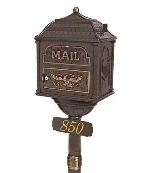Gaines Classic Victorian Pedestal Locking Mailbox