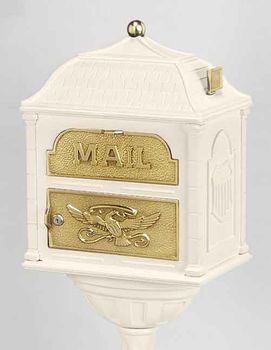 Gaines Classic Victorian Pedestal Locking Mailbox