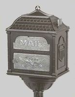 Gaines Classic Victorian Pedestal Locking Mailbox