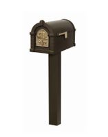 Gaines Keystone Fleur De Lis Mailbox W/Standard Post