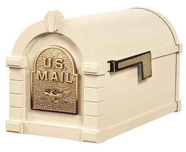 Gaines Keystone Original Eagle Mailbox with Standard Post