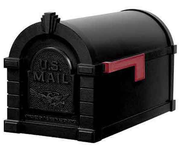 Gaines Keystone Original Eagle Mailbox with Standard Post