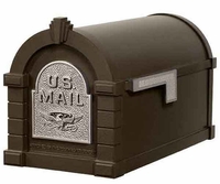 Gaines Keystone Original Eagle Mailbox with Standard Post