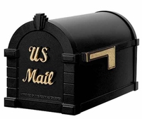 Gaines Keystone Signature Series Mailbox with Standard Post