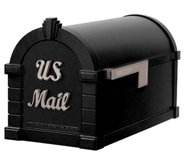 Gaines Keystone Signature Series Mailbox with Standard Post