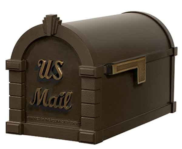 Gaines Keystone Signature Series Mailbox with Standard Post
