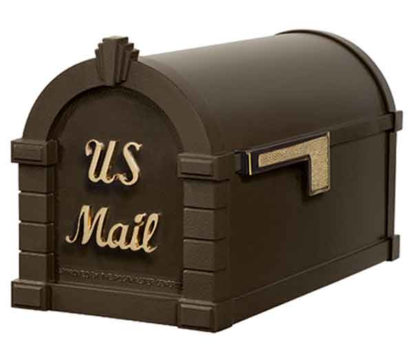Gaines Keystone Signature Series Mailbox with Standard Post