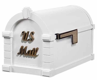 Gaines Keystone Signature Series Mailbox with Standard Post