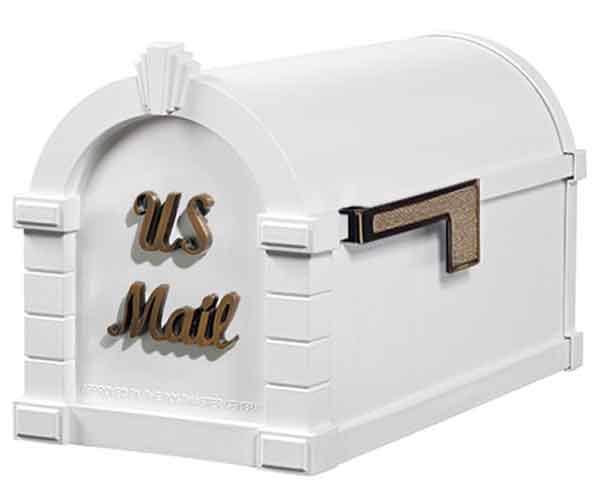 Gaines Keystone Signature Series Mailbox with Standard Post