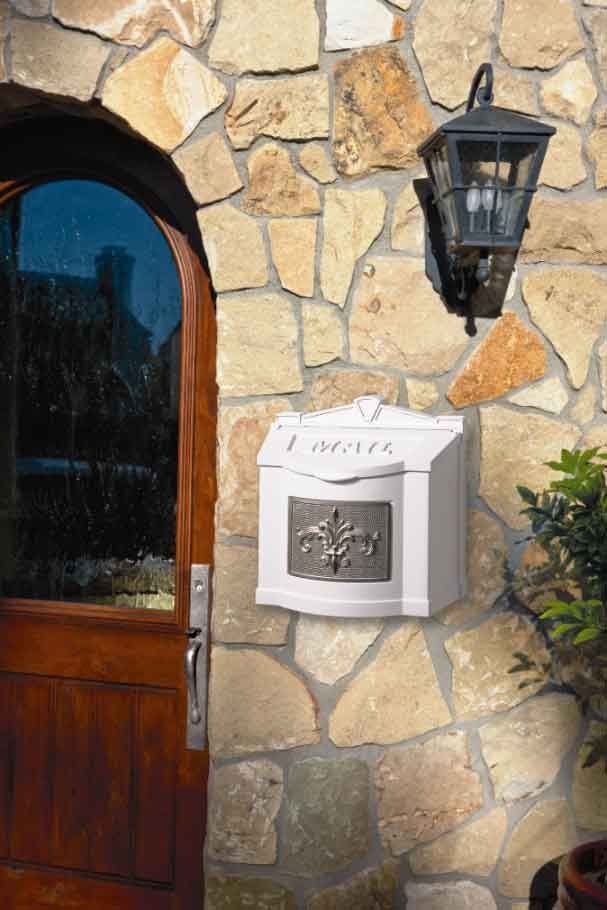 Gaines Wall Mount Mailbox White