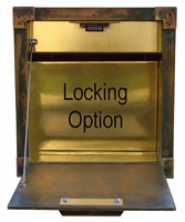 Streetscape Gateway Column Brass Mailbox Insert