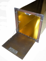 Streetscape Gateway Column Brass Mailbox Insert
