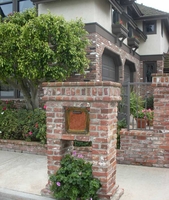 Streetscape Gateway Column Brass Mailbox Insert