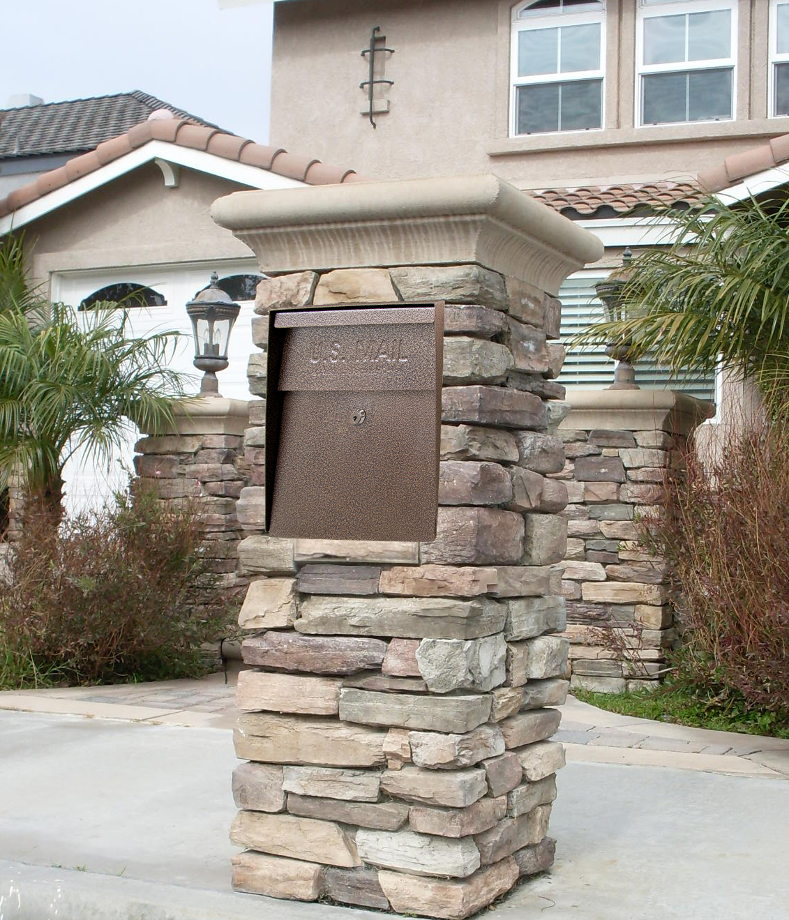 High Security Locking Column Mailbox Insert
