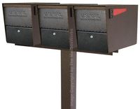 Mail Boss High Security Locking Triple Package Master Mailbox