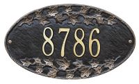 Ivy Oval Plaque