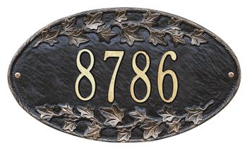 Ivy Oval Plaque