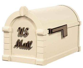 Keystone Mailbox Signature Series Almond w/Antique Bronze Keystone Mailbox Signature Series Almond w/Antique Bronze