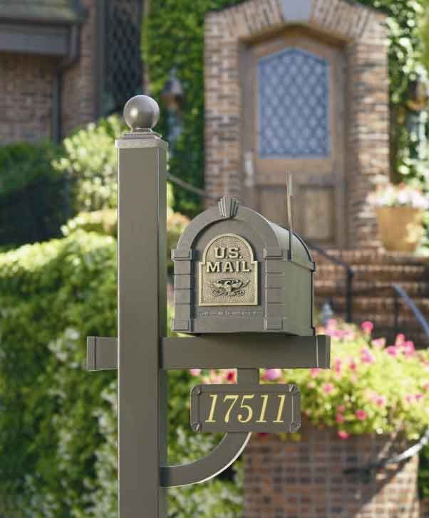 Keystone Original Eagle Mailbox and Deluxe Post