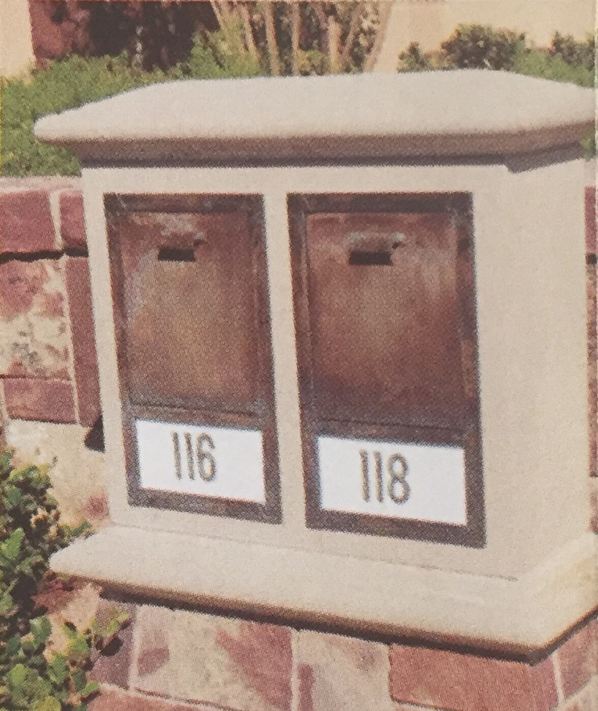 Lake Las Vegas Boardwalk Column Mailbox