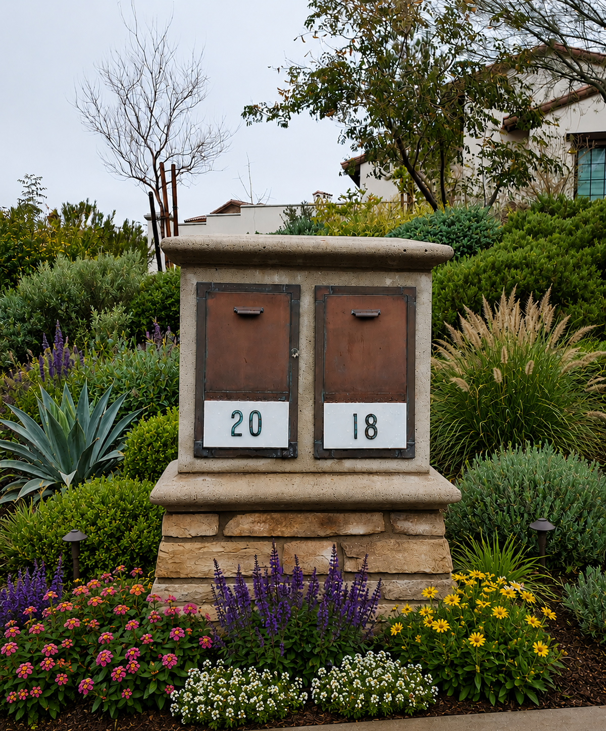 Lake Las Vegas Boardwalk Column Mailbox