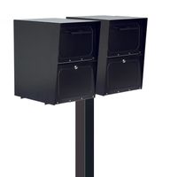 Large Oasis Locking Double Mailbox and Post