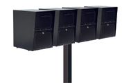 Large Oasis Locking Quad Mailbox and Post