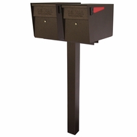 Mail Boss High Security Locking Double Mailbox