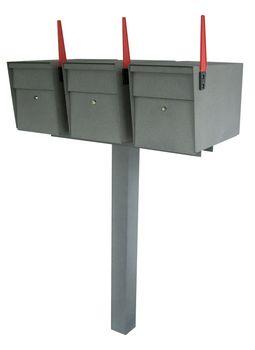 Mail Boss High Security Locking Triple Mailbox