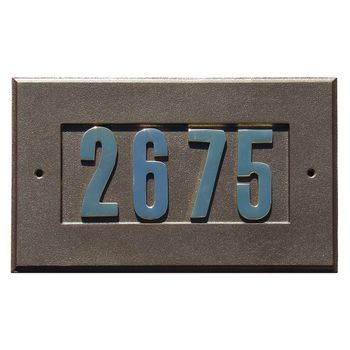 Manchester Address Plaque