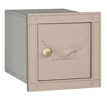 Non Locking Mailbox Column Insert Beige Eagle