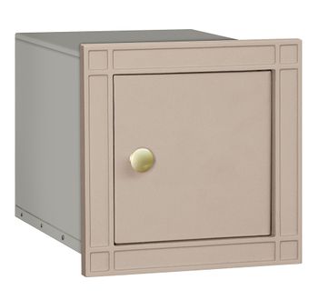 Non Locking Mailbox Column Insert Beige Plain