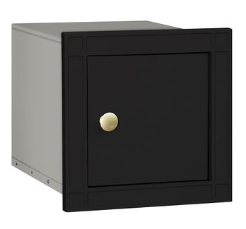 Non Locking Mailbox Column Insert Black Plain
