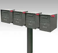 Oasis Jr. Quad Locking Mailbox and Post