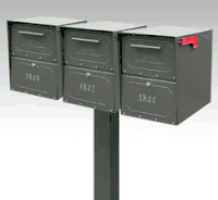 Oasis Jr. Triple Locking Mailbox and Post